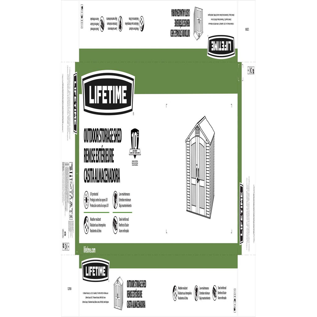 Cabane Lifetime 60057 Extérieur 214 x 227 x 142 cm