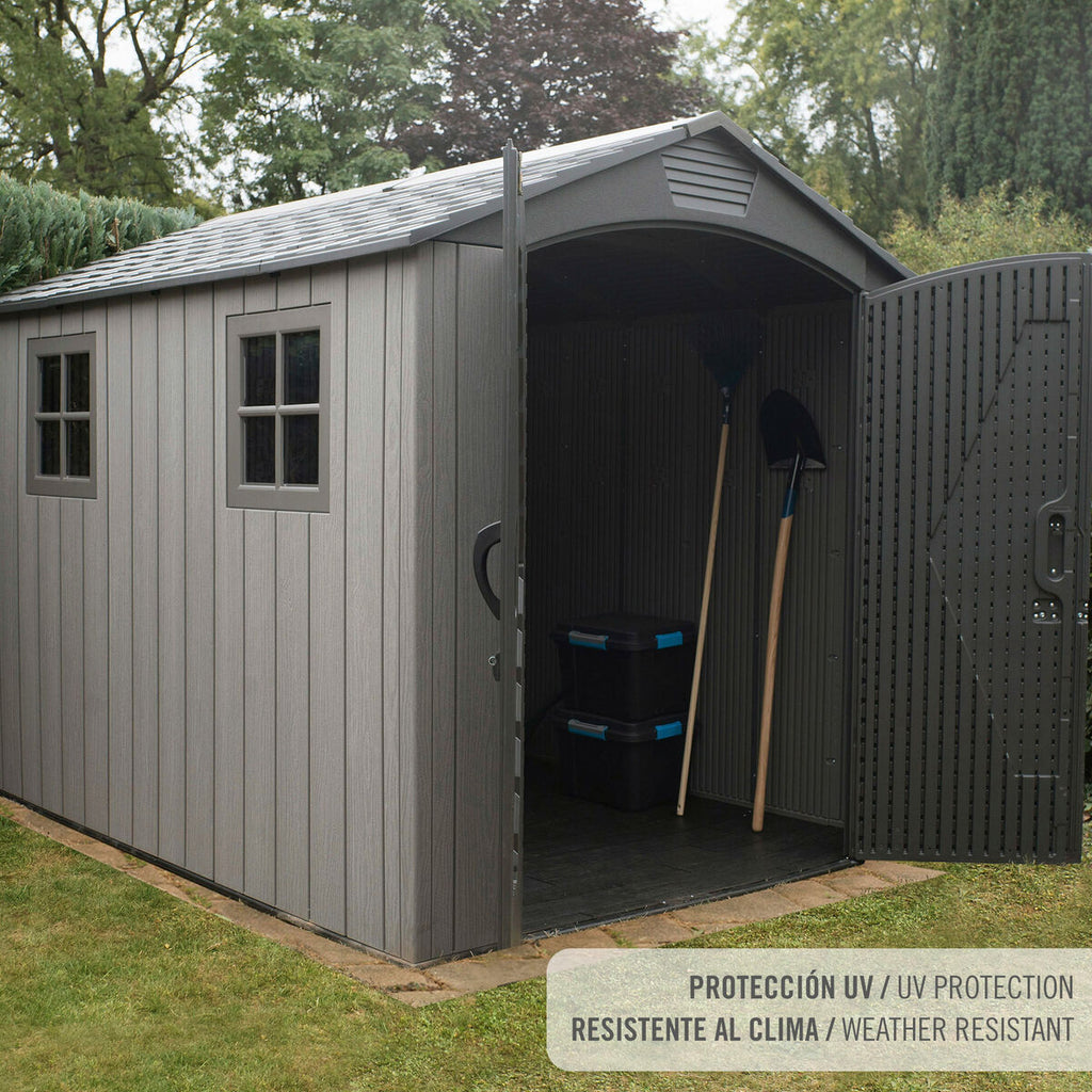 Cabane Lifetime 213 x 228 x 280 cm Gris