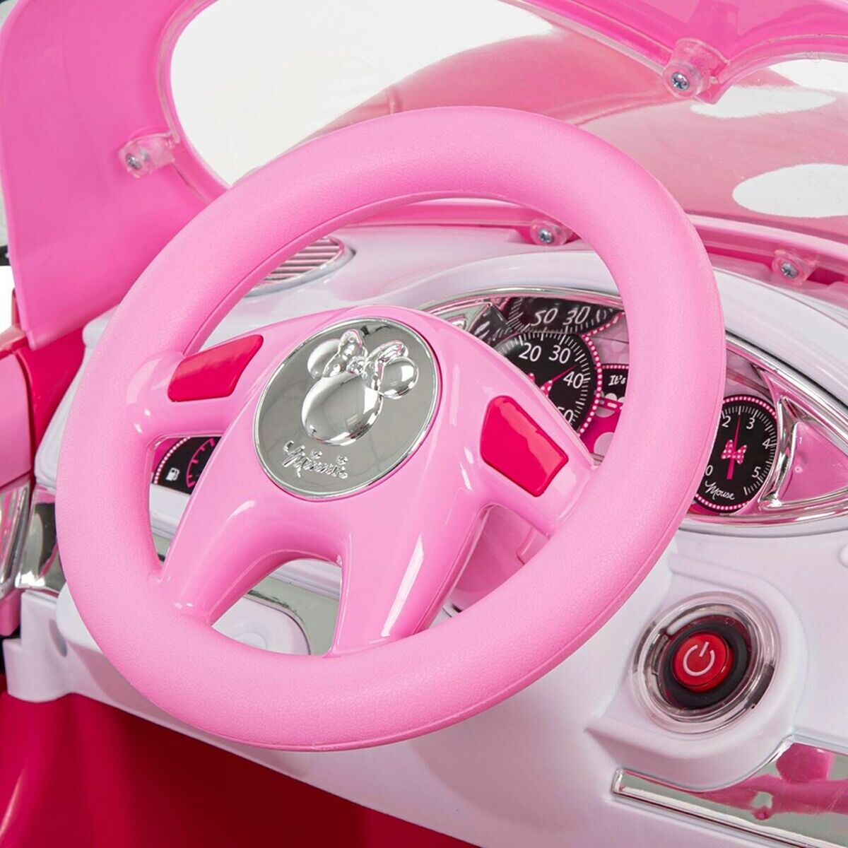 Voiture électrique pour enfants Huffy 17315W Blanc Noir Rose