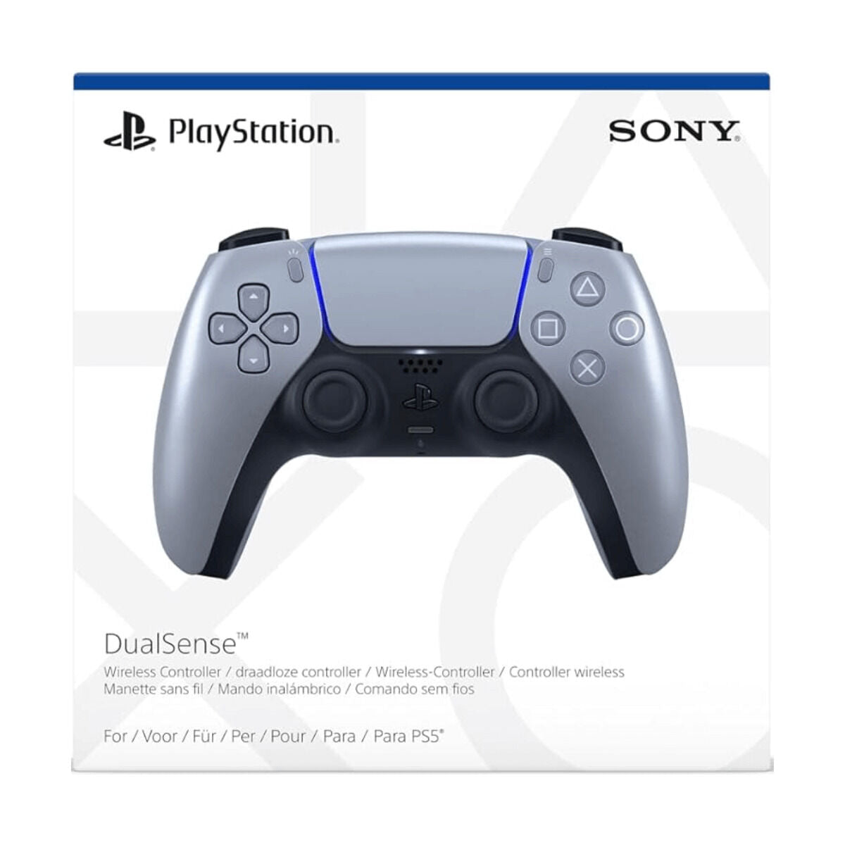 Manette PS5 DualSense Sony gamepad Argenté