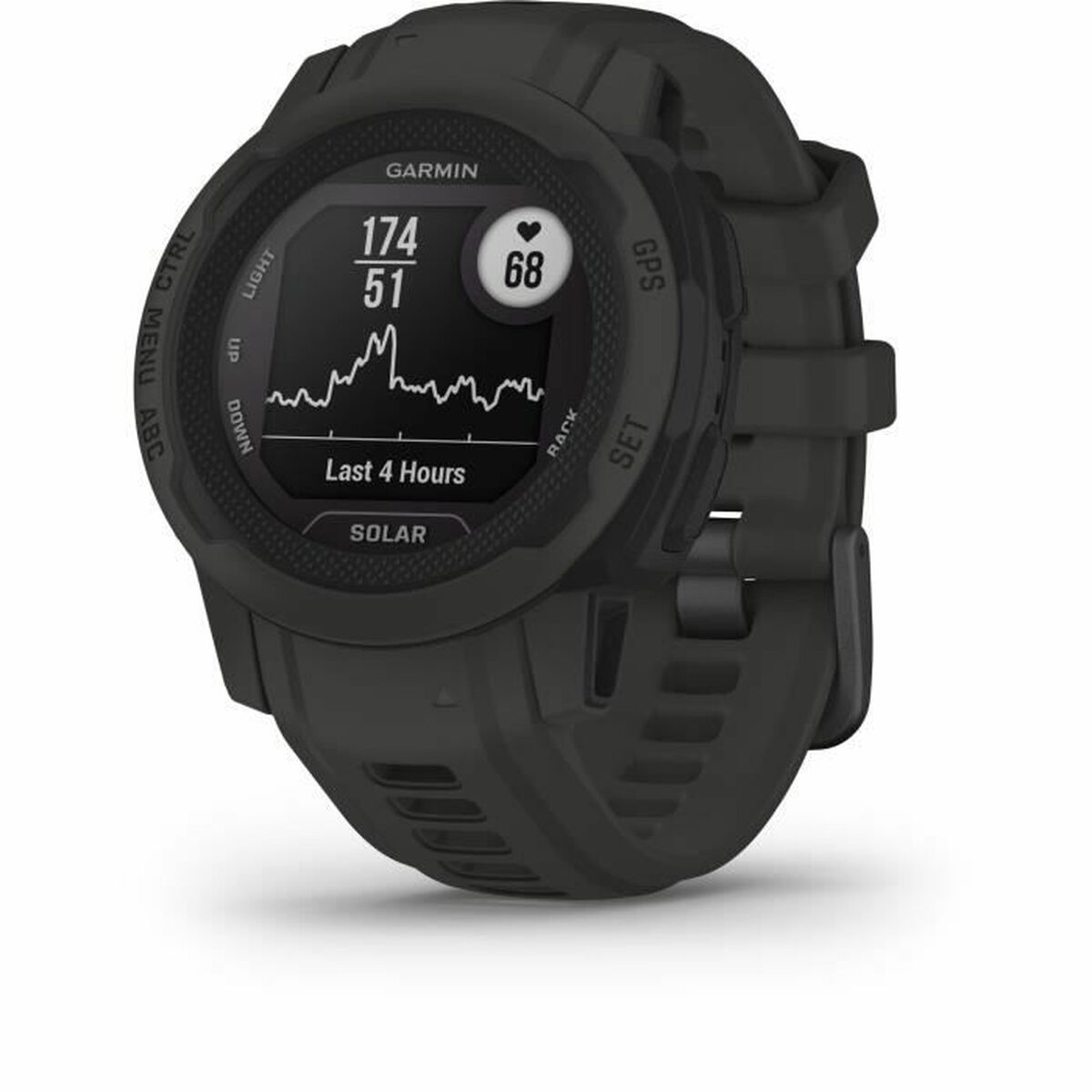 Montre intelligente Garmin Instinct 2S Solar Graphite Gris foncé 0,79" 40 mm