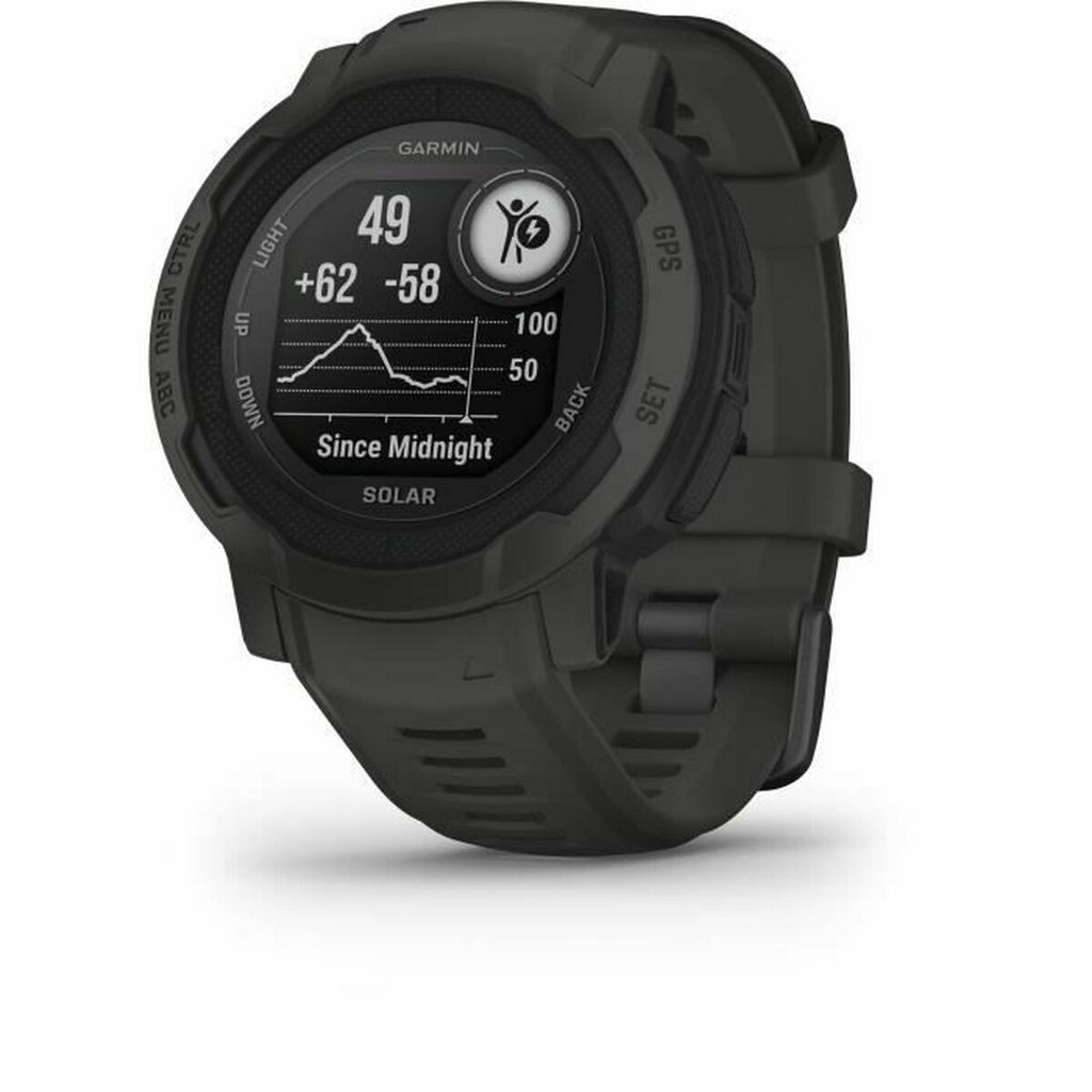 Bracelet d'activités Garmin Instinct 2 Solar Graphite 0,9" 45 mm