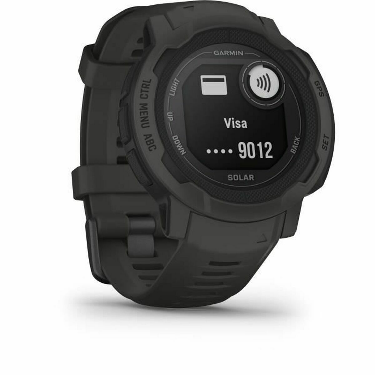 Bracelet d'activités Garmin Instinct 2 Solar Graphite 0,9" 45 mm