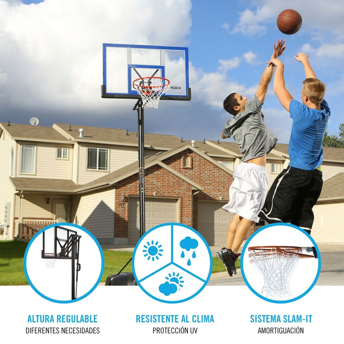 Panier de Basket Lifetime 122 x 305 x 46 cm