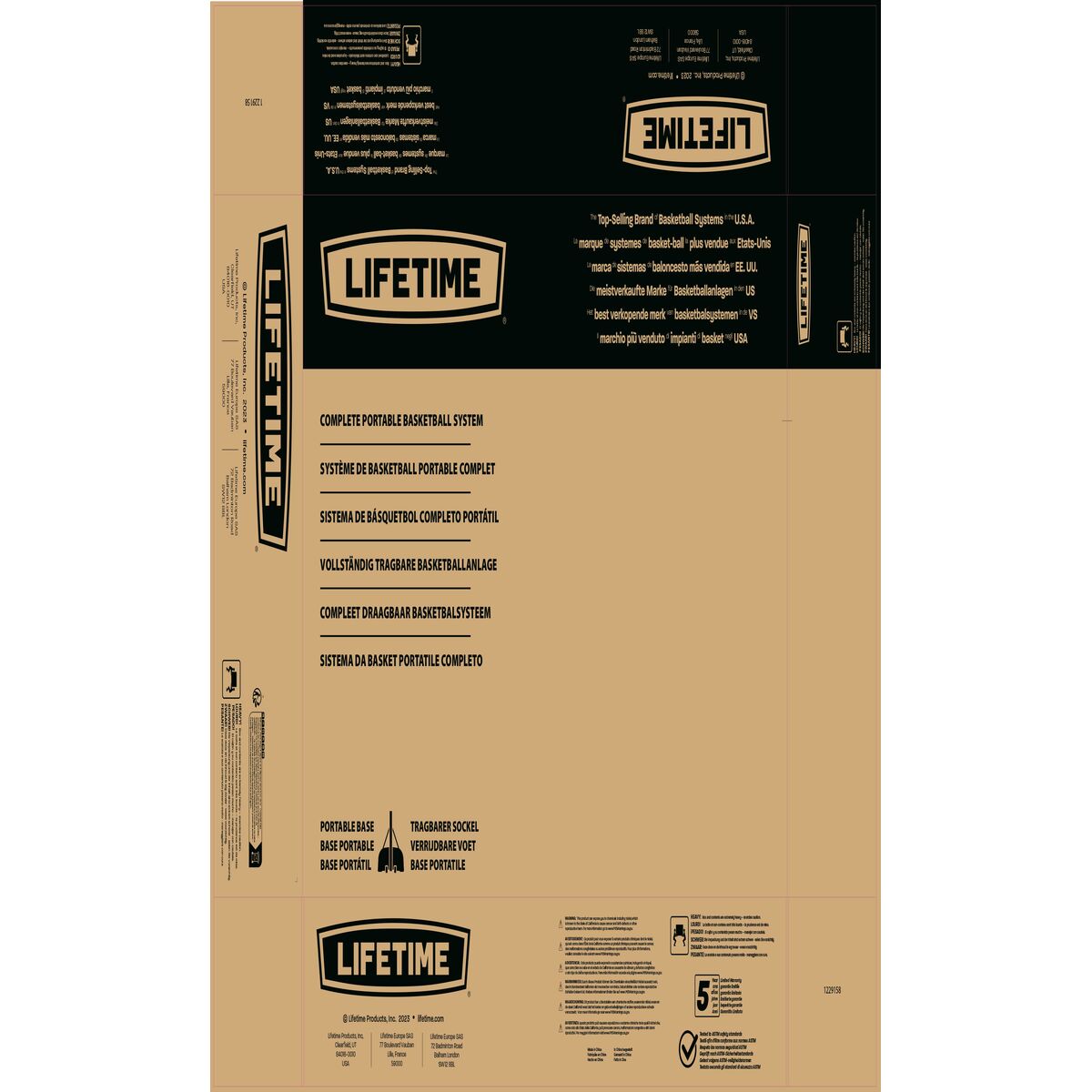 Panier de Basket Lifetime Ordinateur portable 305 cm