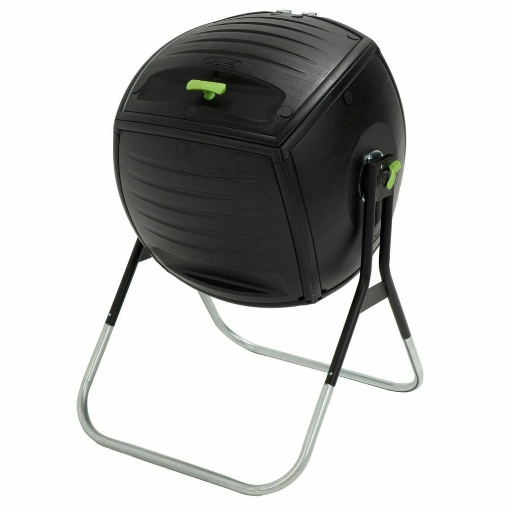 Seau de compostage Lifetime Rotation 189 L 75 x 81 x 113 cm