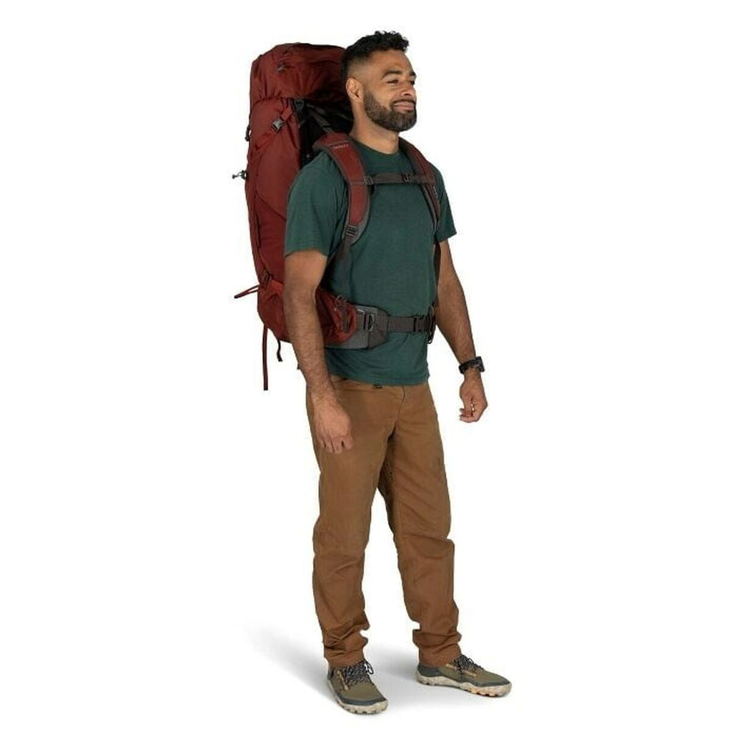 Sac à dos de randonnée Osprey Aether 65 Rouge 65 L