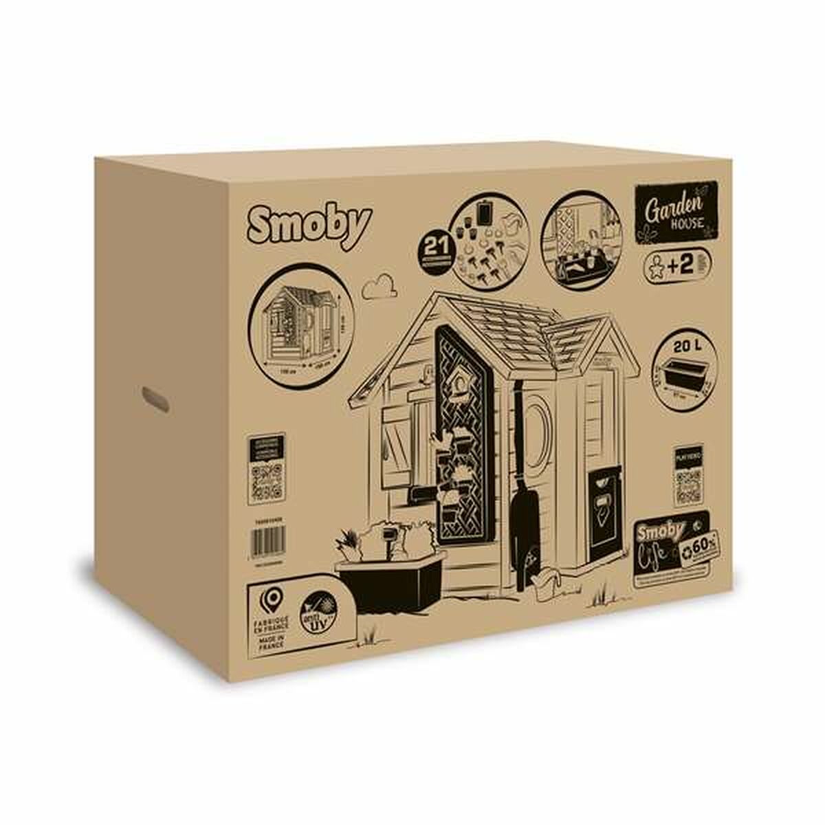 Maison de jeux pour enfants Smoby Life Garden