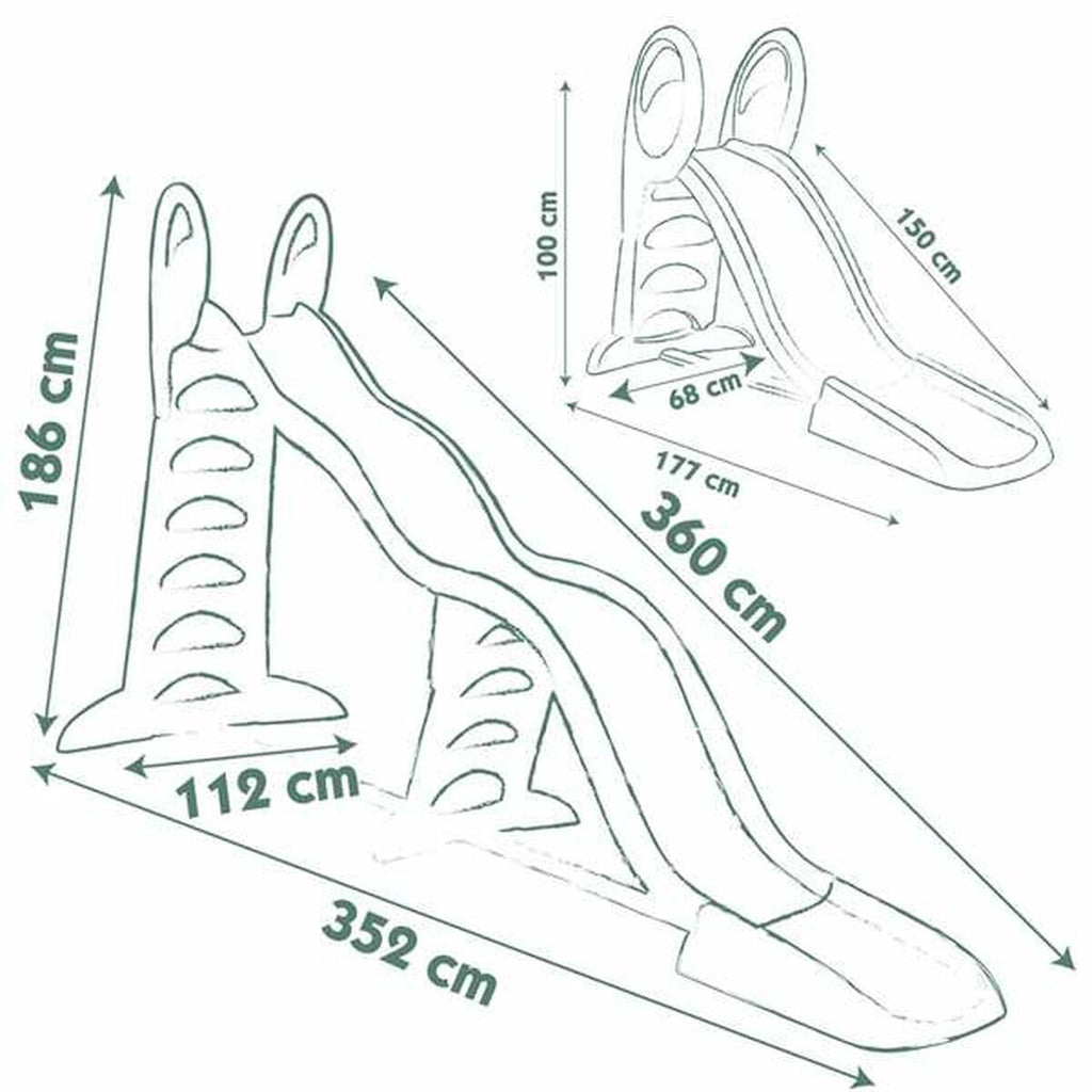 Toboggan d'eau Smoby Super Megagliss