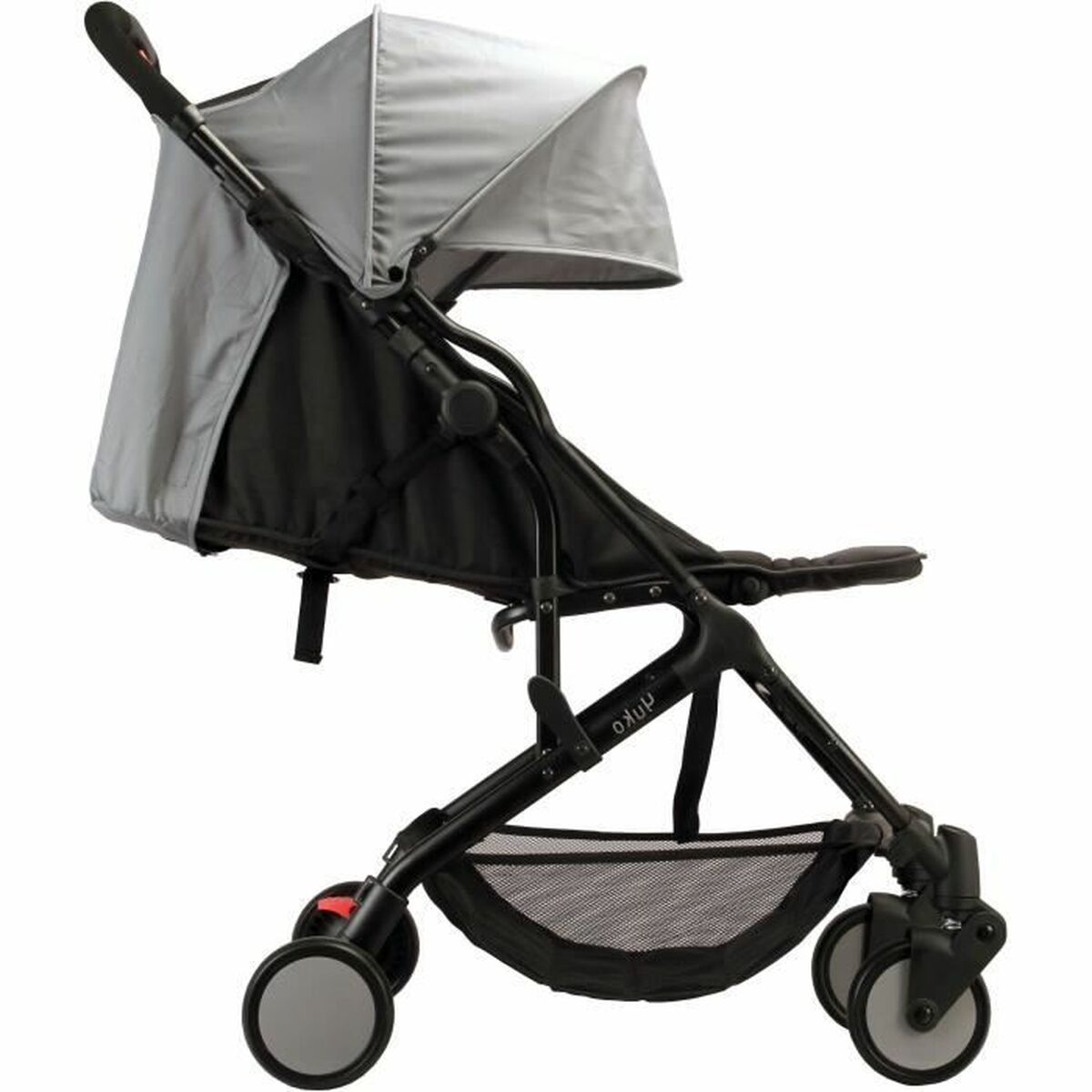 Poussette pour bébé Bambisol Noir Gris