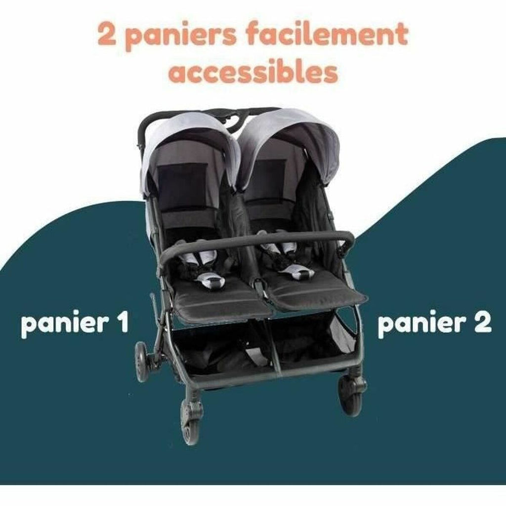 Poussette pour bébé Bambisol Gris