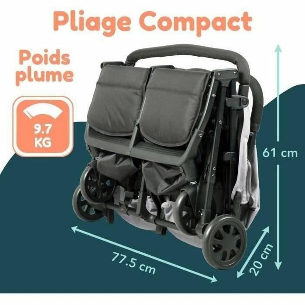 Poussette pour bébé Bambisol Gris