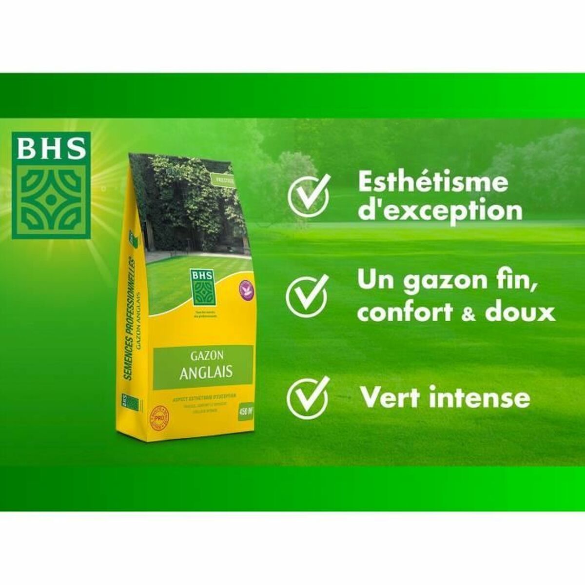 Graines BHS Gazon Anglais 10 kg