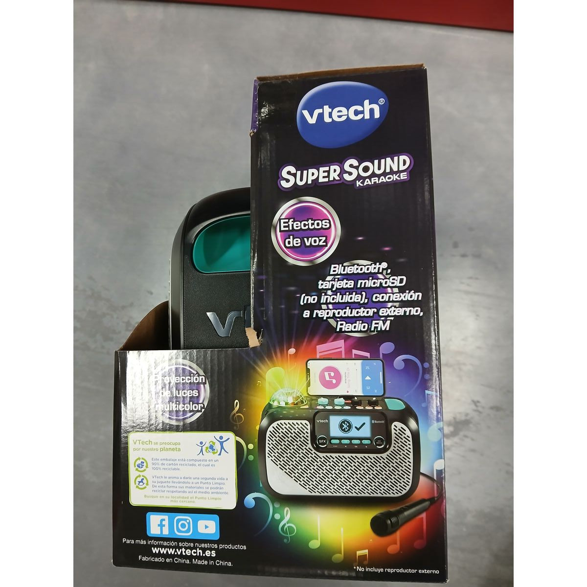 Enceinte avec Microphone Karaoké Vtech Super Sound