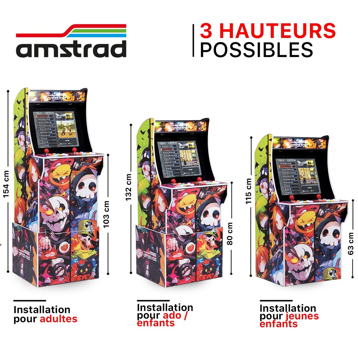 Machine d’arcade AMSTRAD AMS-RETROGAME-DREAMERS