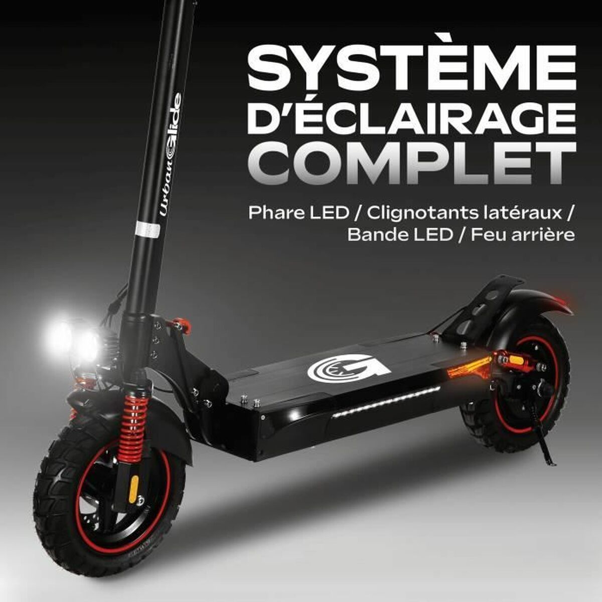 Trottinette Électrique Urbanglide ECROSS PRO LITE 2 Noir 25 km/h