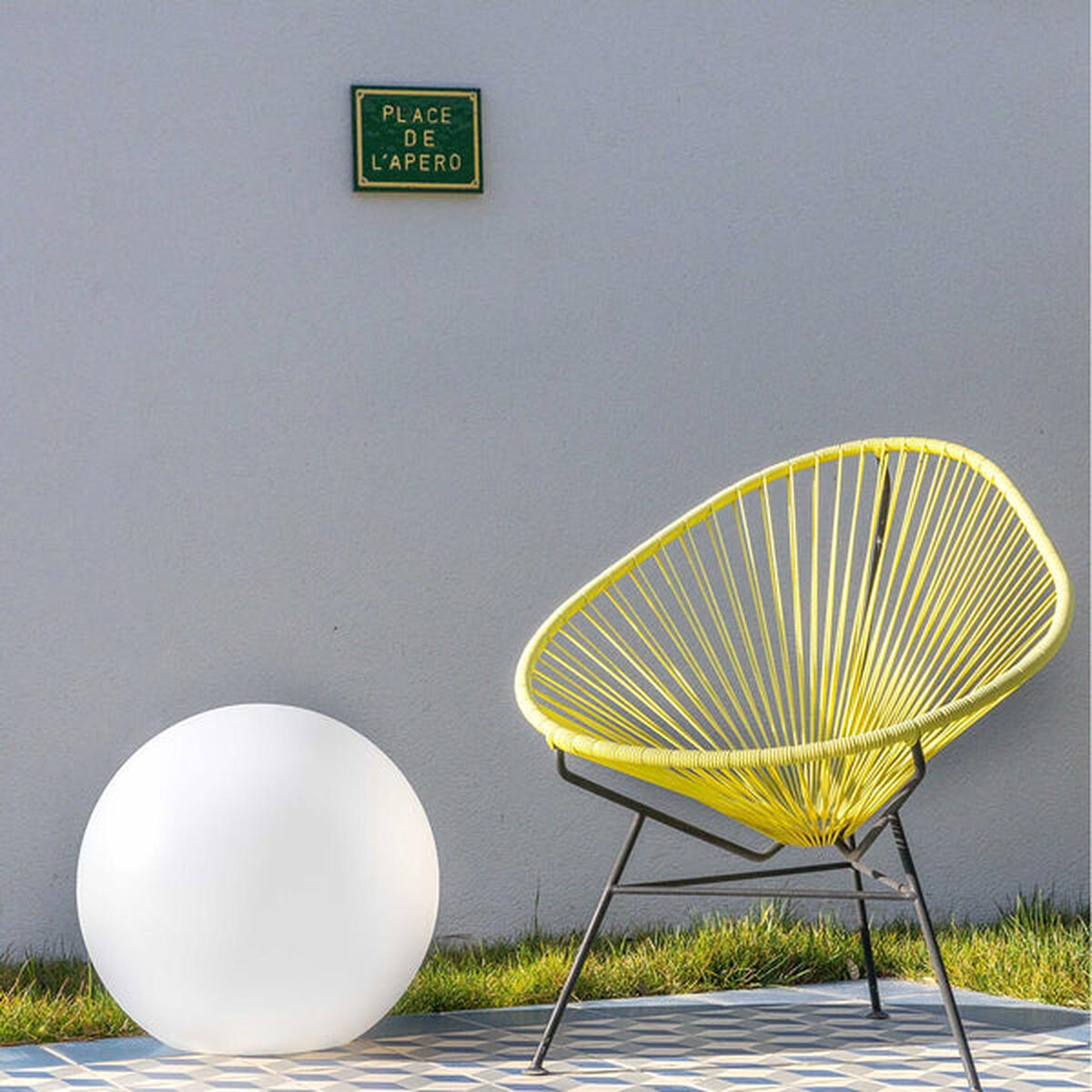 Boule Lumineuse pour Extérieur Lumisky Bobby Blanc Ø 60 cm E27