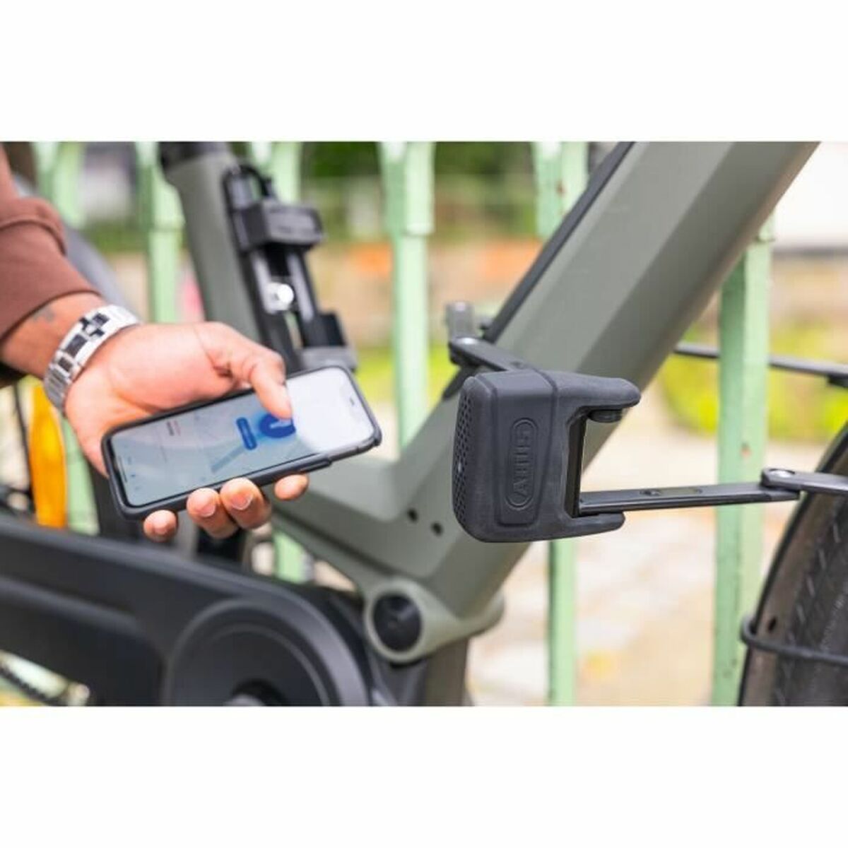 Cadenas antivol avec alarme ABUS