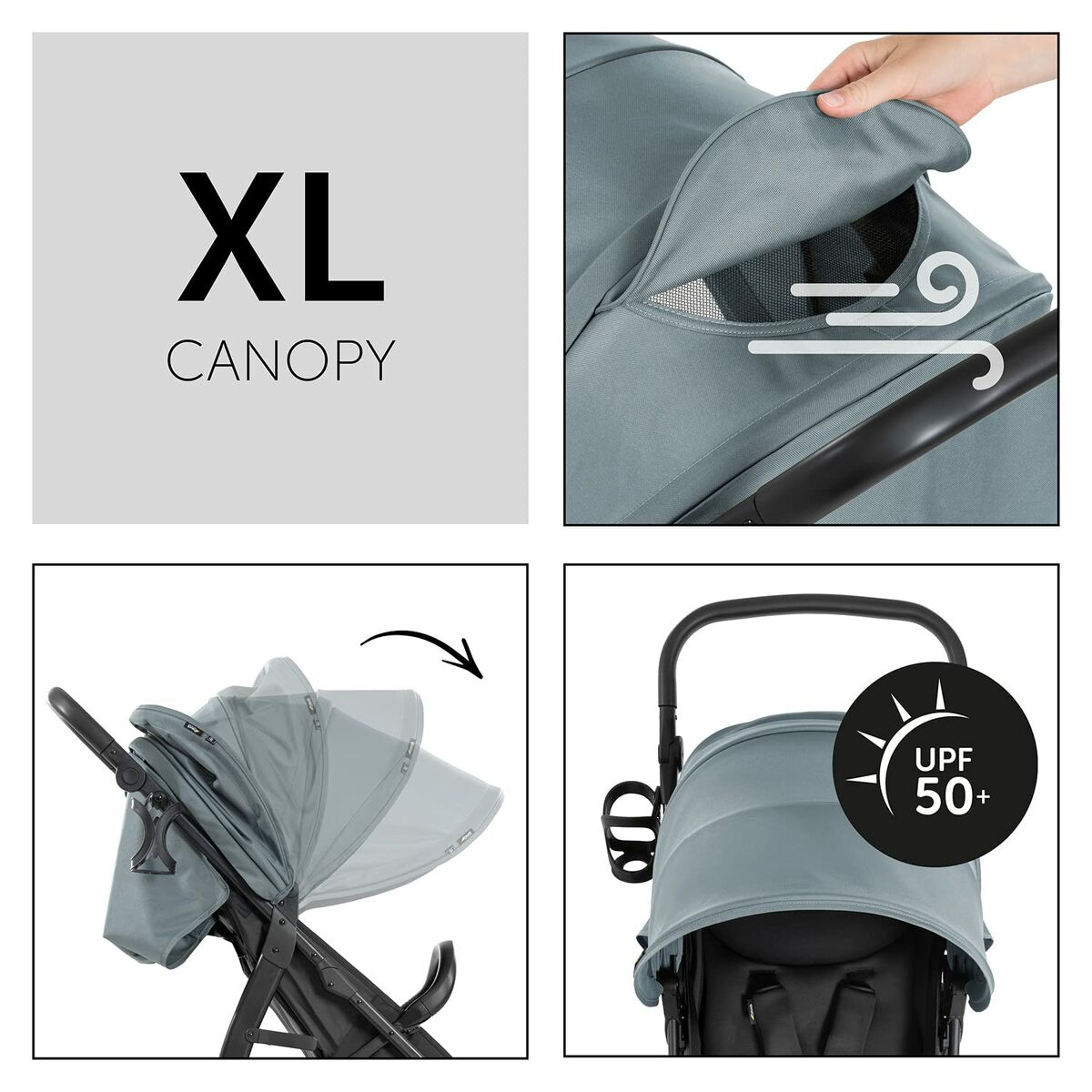 Poussette pour bébé Hauck Vert