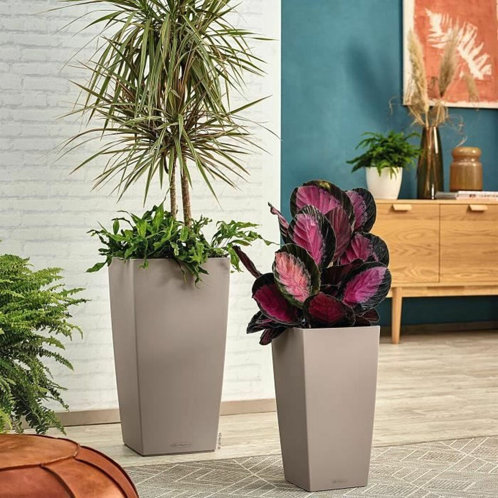 Pot auto-arrosant Lechuza Sable 39,5 x 39,5 x 75,5 cm