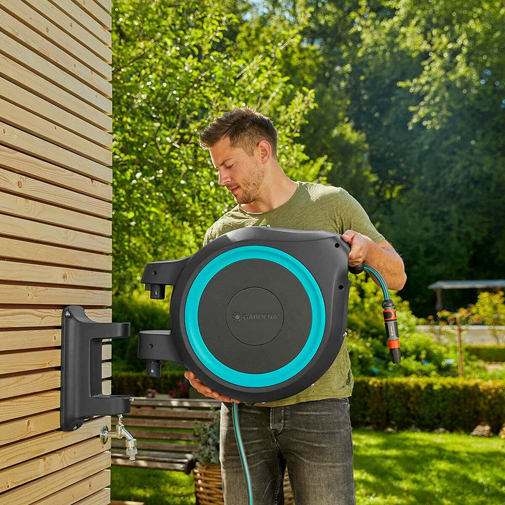 Porte-tuyaux Gardena Rollup Automatique 25 m