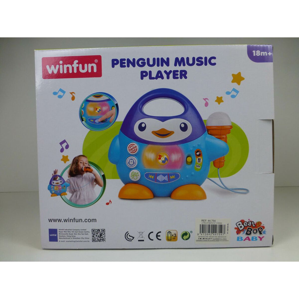 Microphone Karaoké Winfun Pingouin 6 Unités