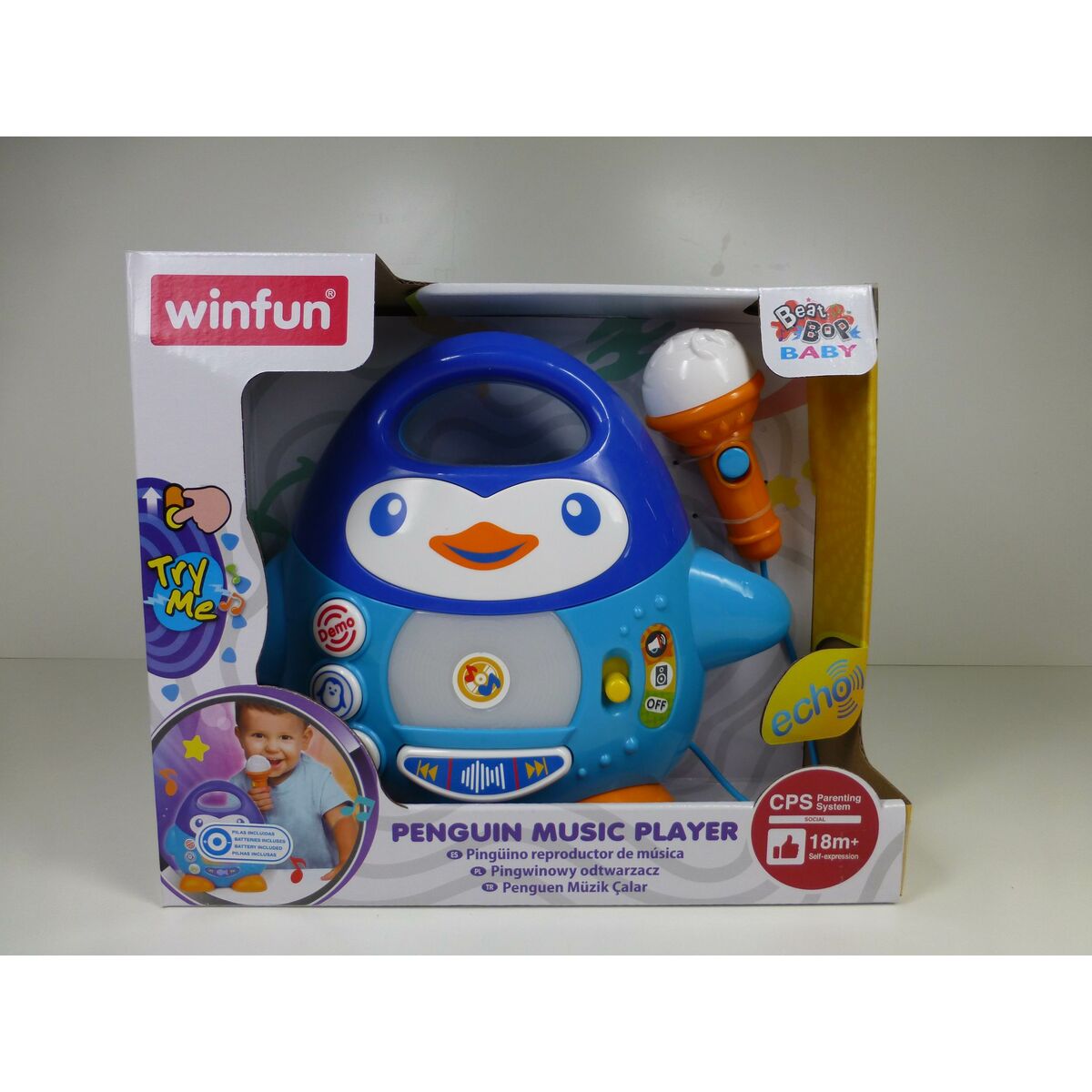 Microphone Karaoké Winfun Pingouin 6 Unités
