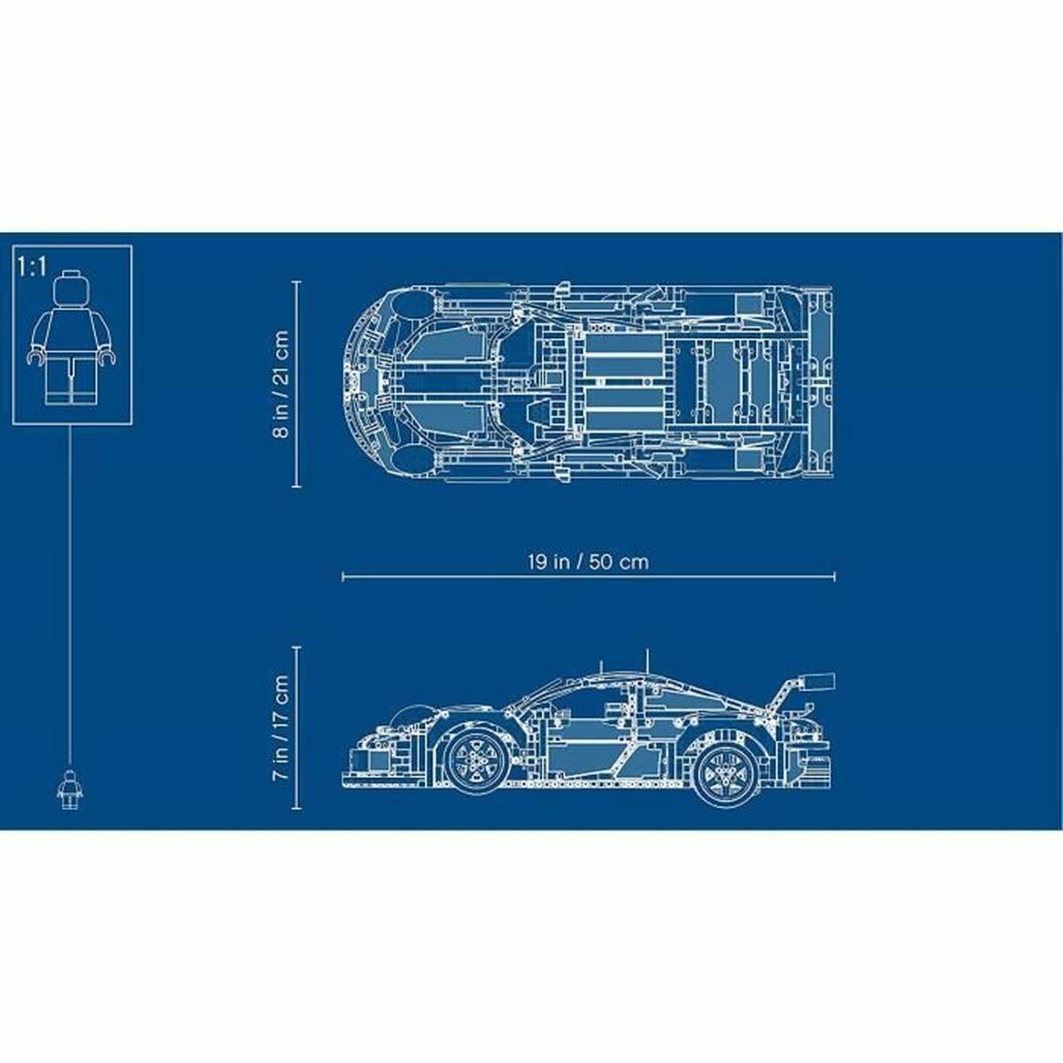 Set de construction   Lego Porsche 911 RSR