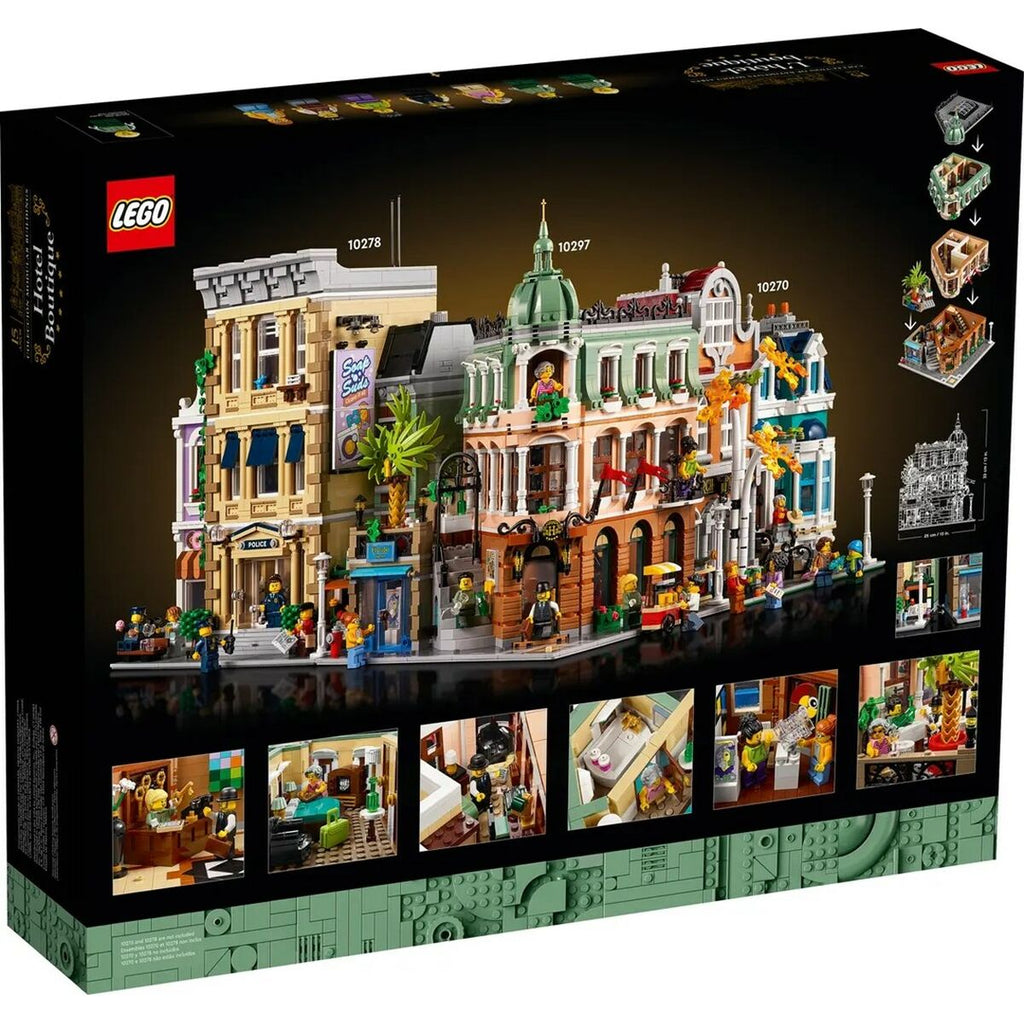 Set de construction Lego Icons 10297 Boutique Hotel Noir 3066 Pièces