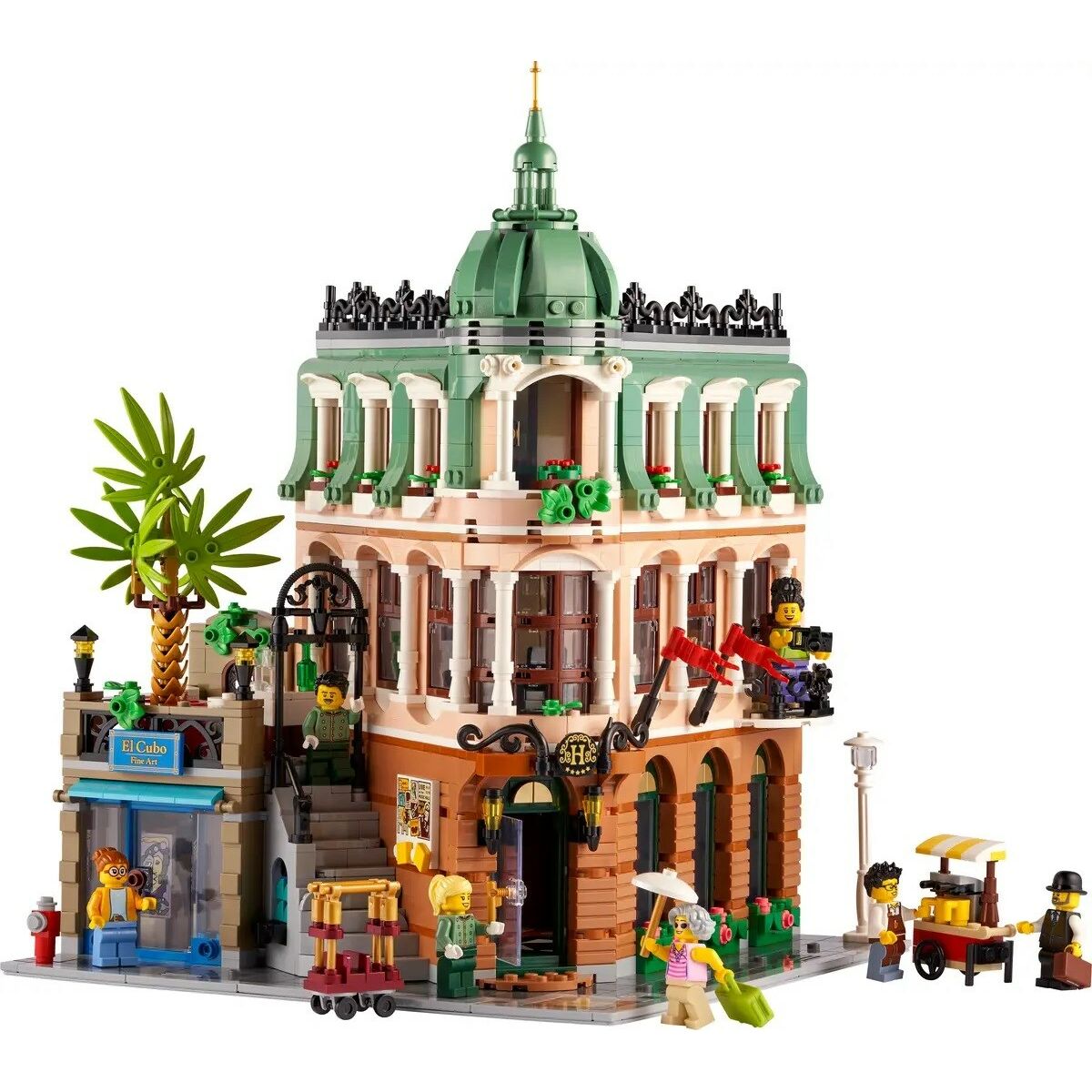 Set de construction Lego Icons 10297 Boutique Hotel Noir 3066 Pièces