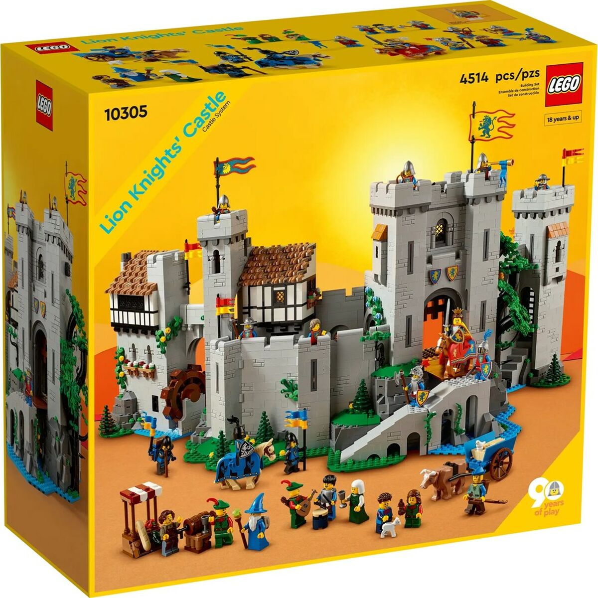 Set de construction Lego ICONS 10305 Lion Knights' Castle 4514 Pièces