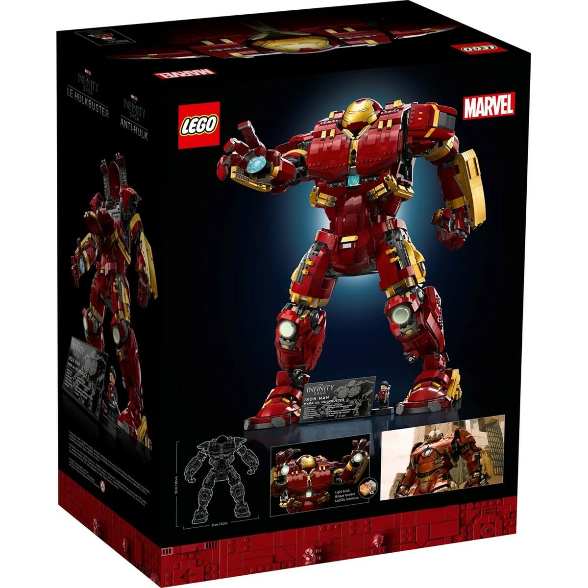 Set de construction Lego MARVEL 76210 HULKBUSTER 4049 Pièces