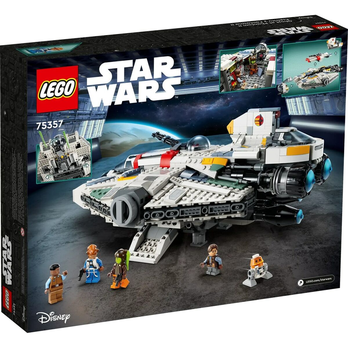 Set de construction Lego STAR WARS 75357 Ghost & Phantom II 1394 Pièces