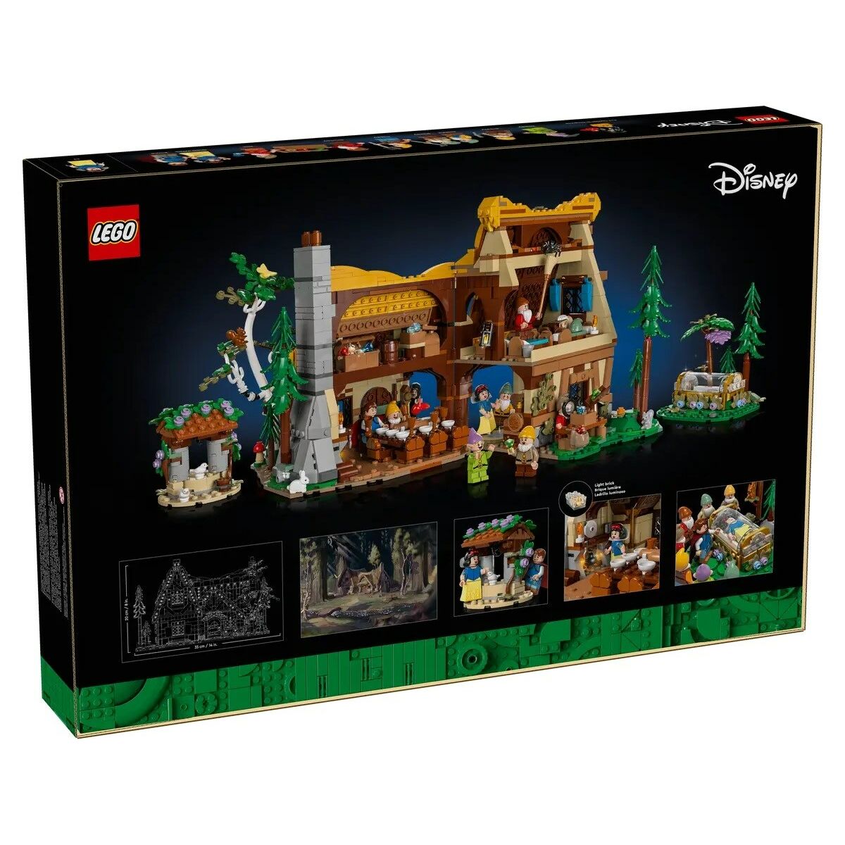 Set de construction Lego Casita de Blancanieves y los siete enanitos 2228 Pièces