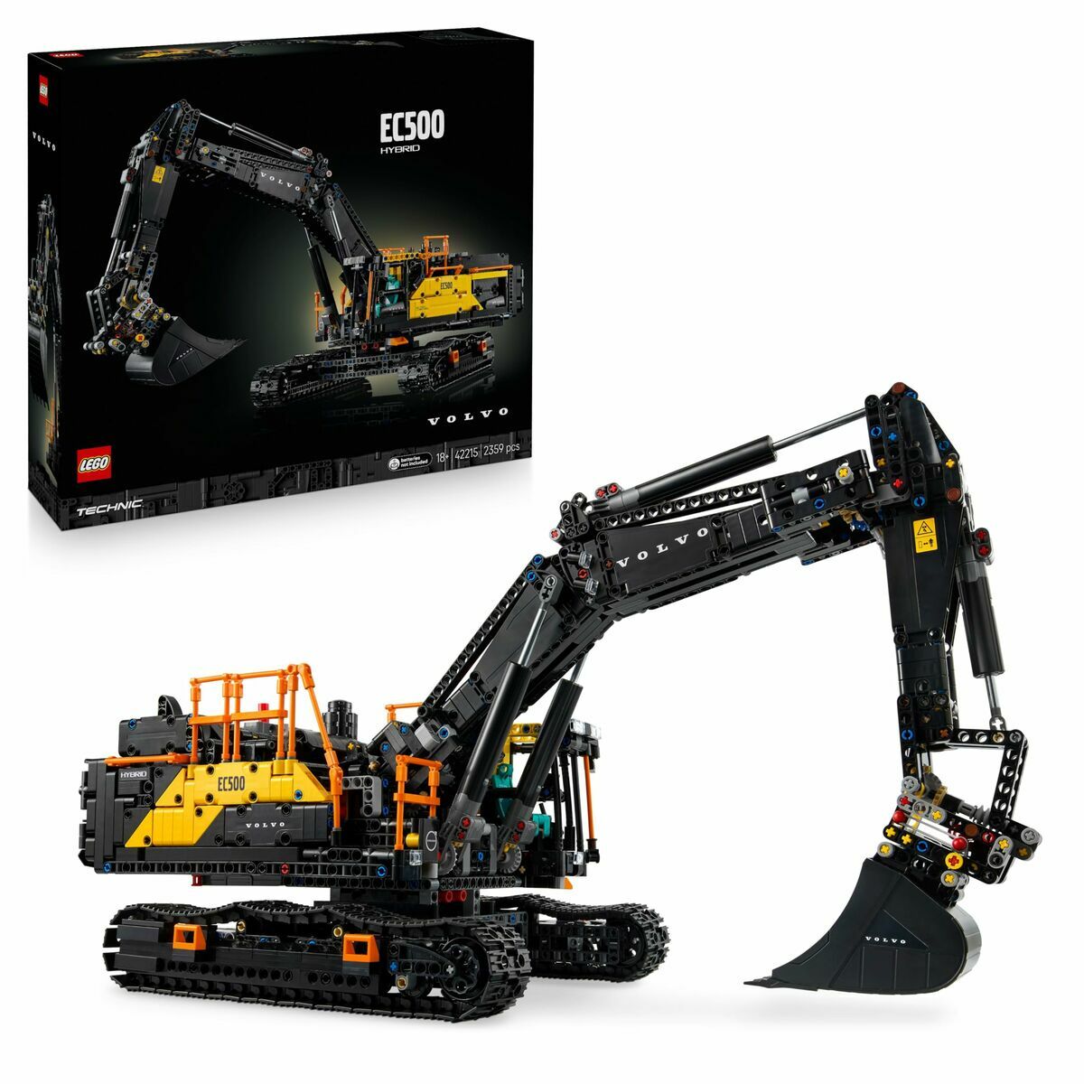 Set de construction Lego 42215 Volvo EC500 Hybrid Excavator 2359 Pièces