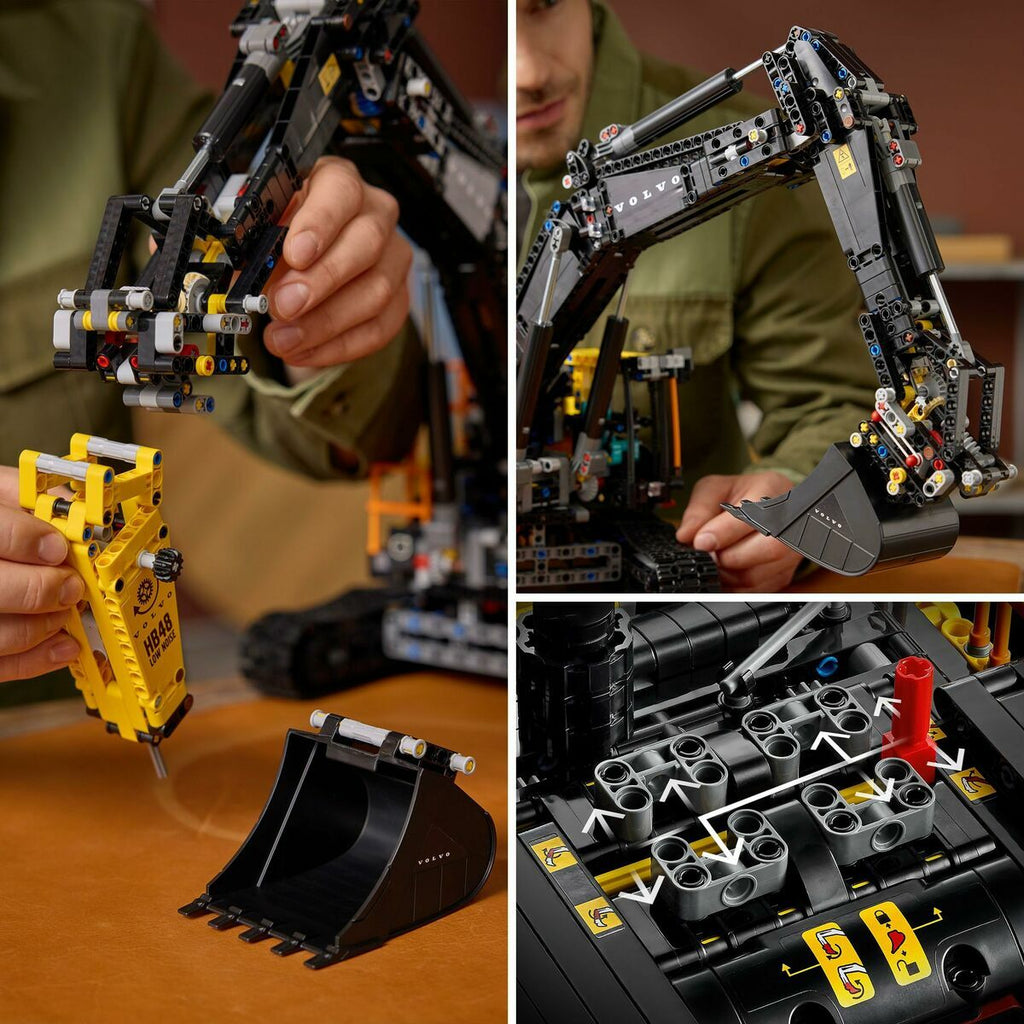 Set de construction Lego 42215 Volvo EC500 Hybrid Excavator 2359 Pièces