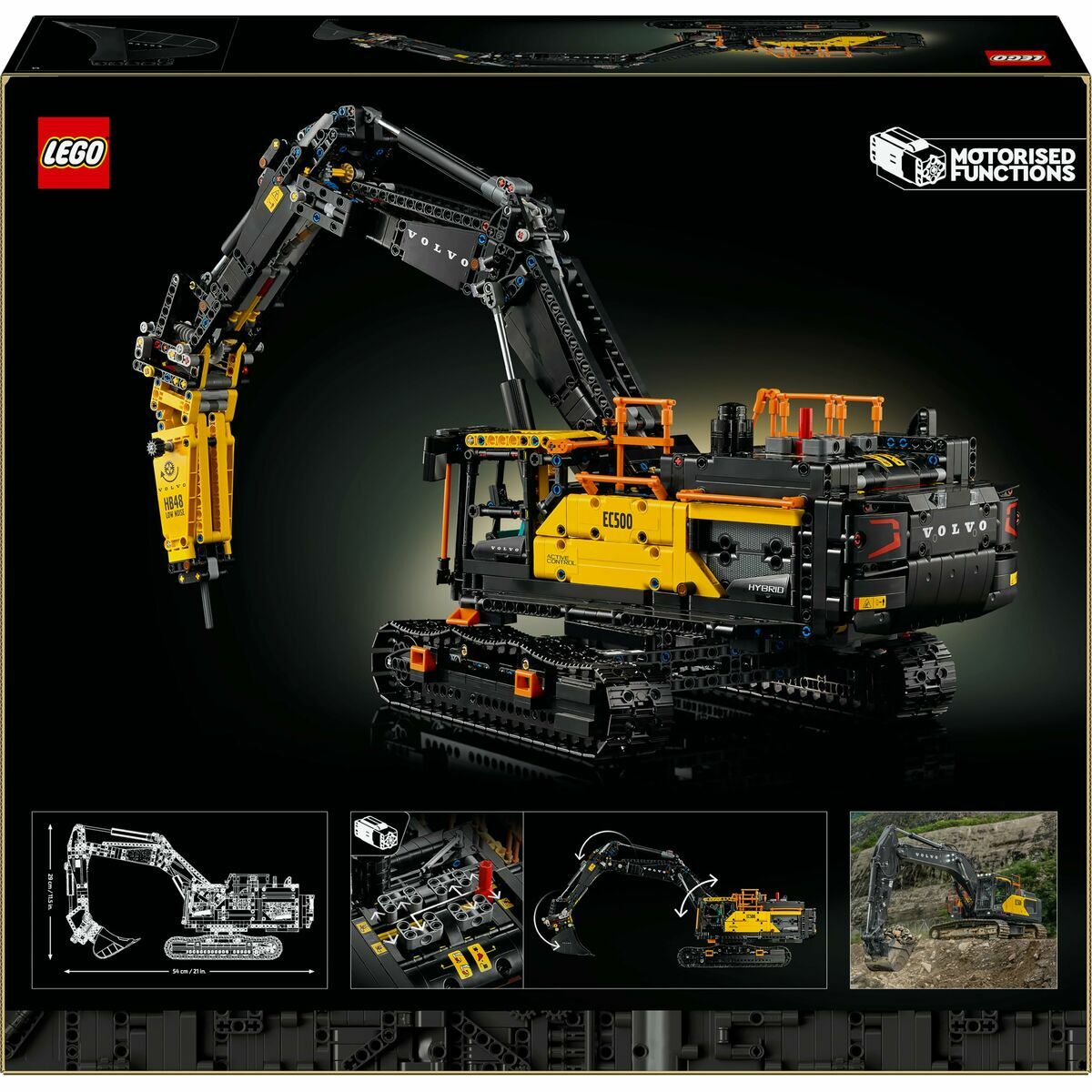 Set de construction Lego 42215 Volvo EC500 Hybrid Excavator 2359 Pièces