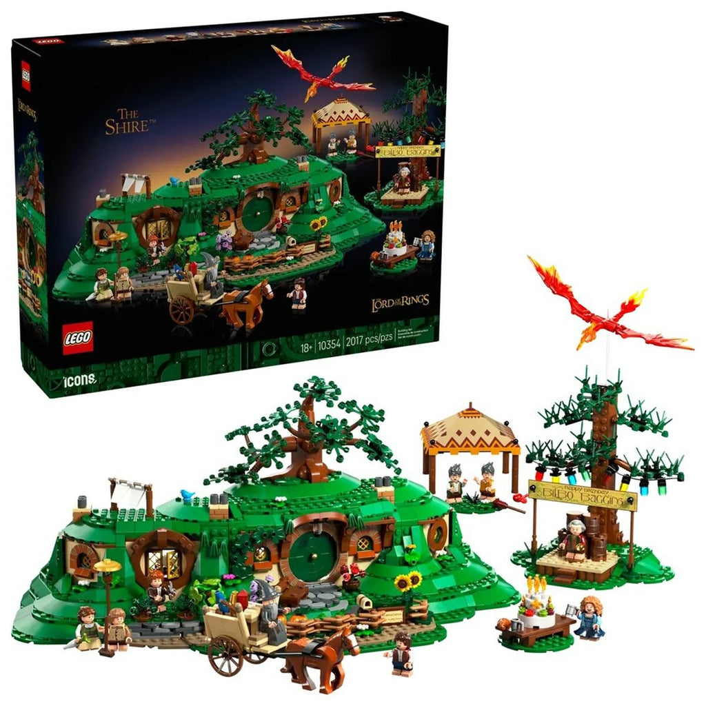 Set de construction Lego ICONS 10354 The Lord of the Rings: The Shire 2017 Pièces