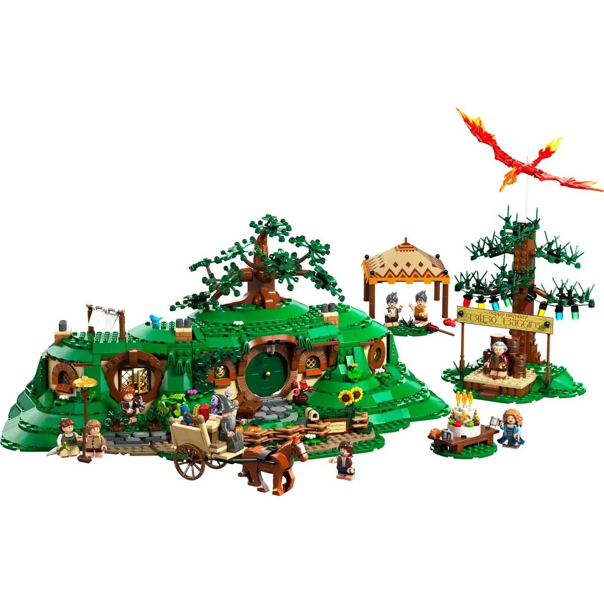 Set de construction Lego ICONS 10354 The Lord of the Rings: The Shire 2017 Pièces