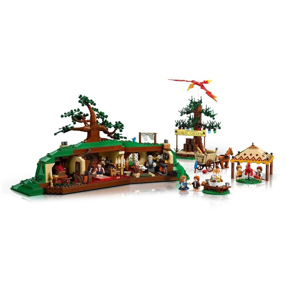 Set de construction Lego ICONS 10354 The Lord of the Rings: The Shire 2017 Pièces
