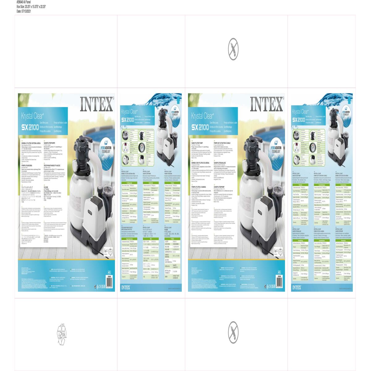 Épurateur de Piscine Intex Kristal Clear 37800 L