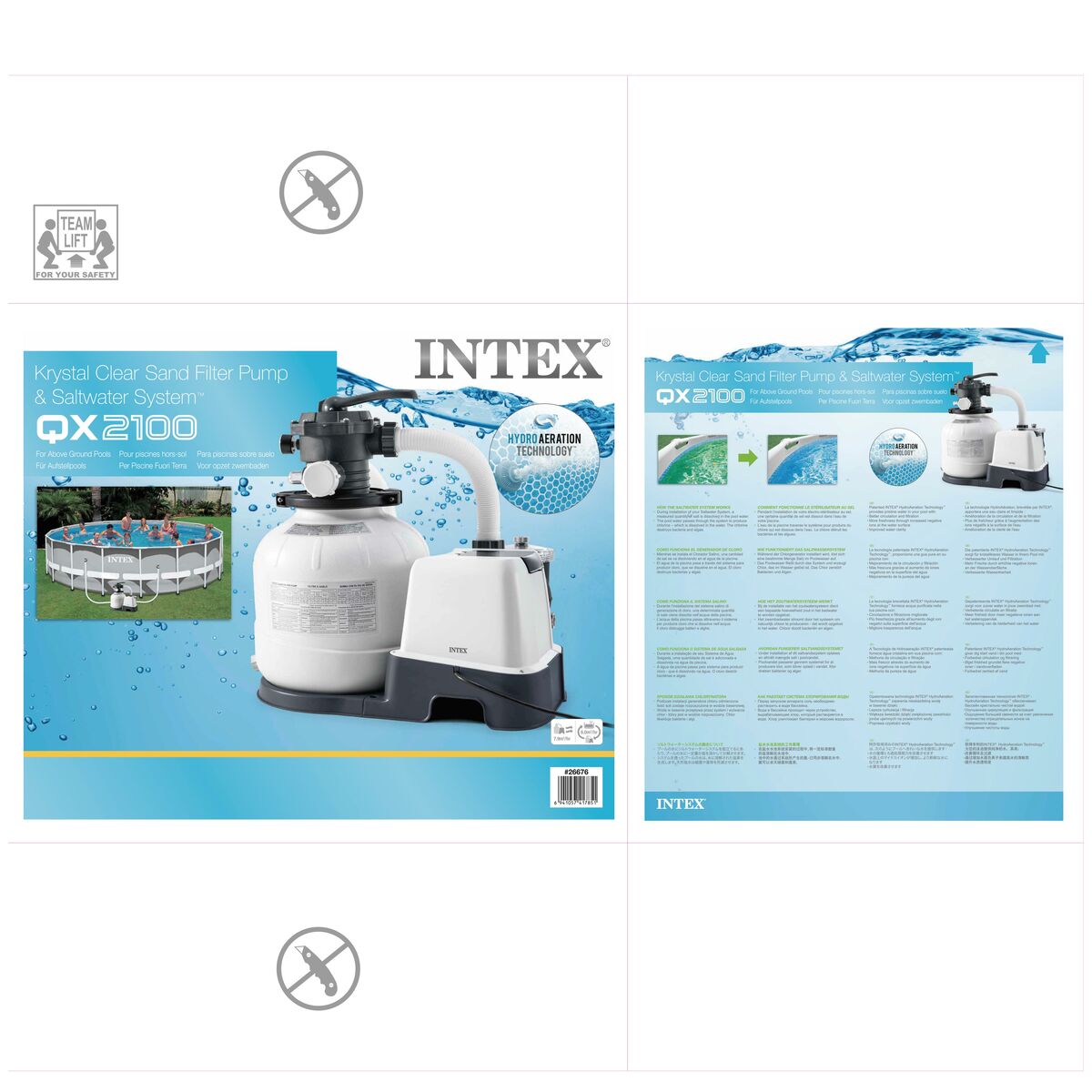 Épurateur de Piscine Intex Filter Pump 32000 L