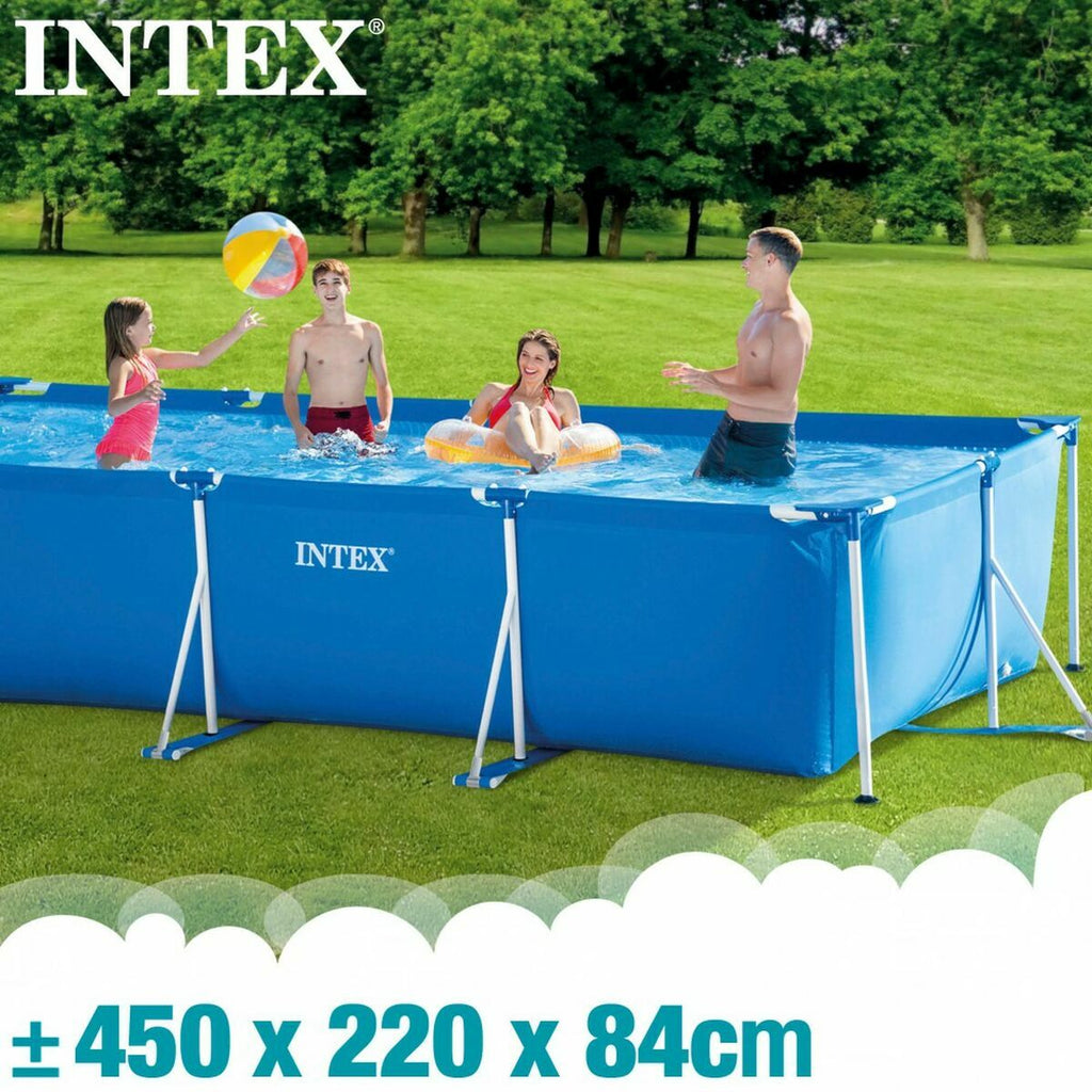 Piscine Démontable Intex Frame 450 X 220 X 84 CM 7127 L Rectangulaire