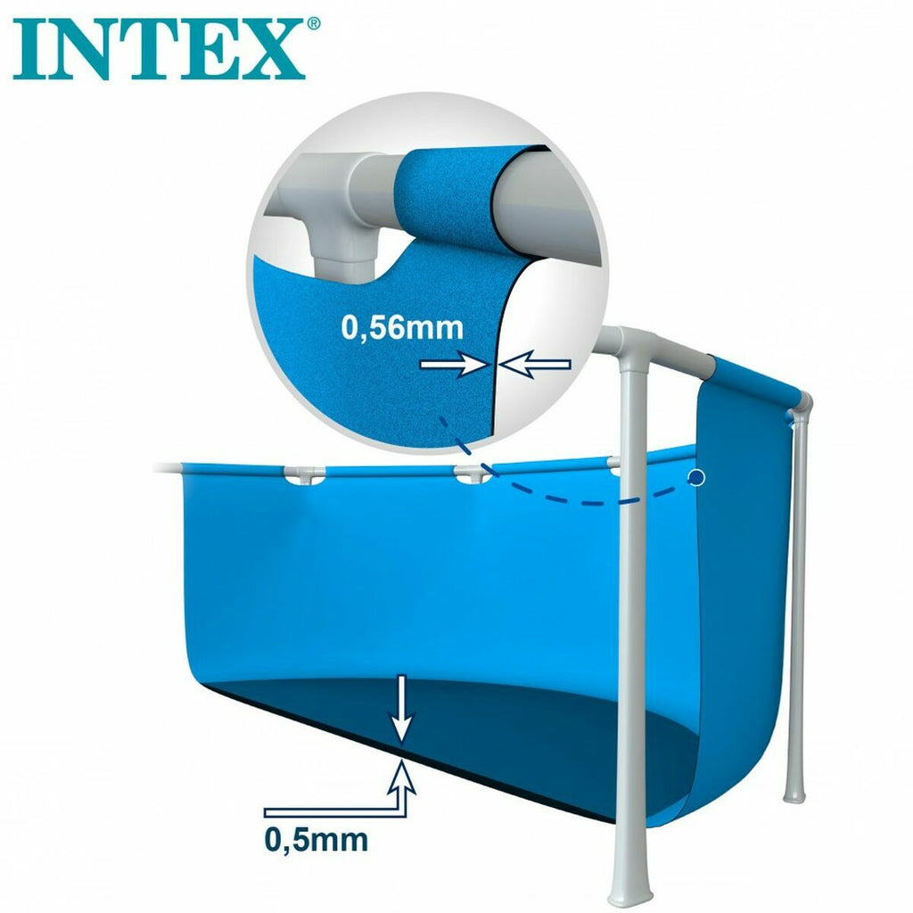 Piscine Démontable Intex Frame 450 X 220 X 84 CM 7127 L Rectangulaire