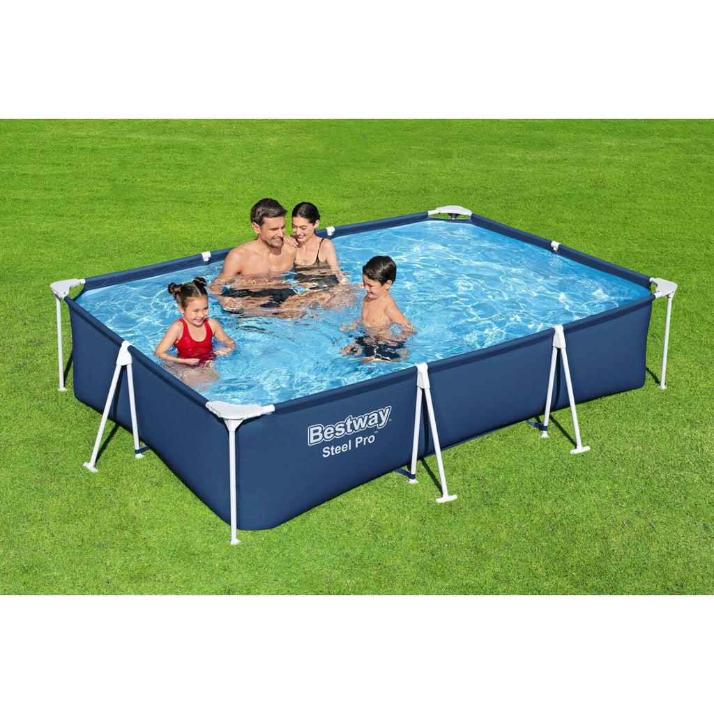 Bestway Piscine Rigide Adulte avec Filtre 300x201x66 cm Jardin 56411