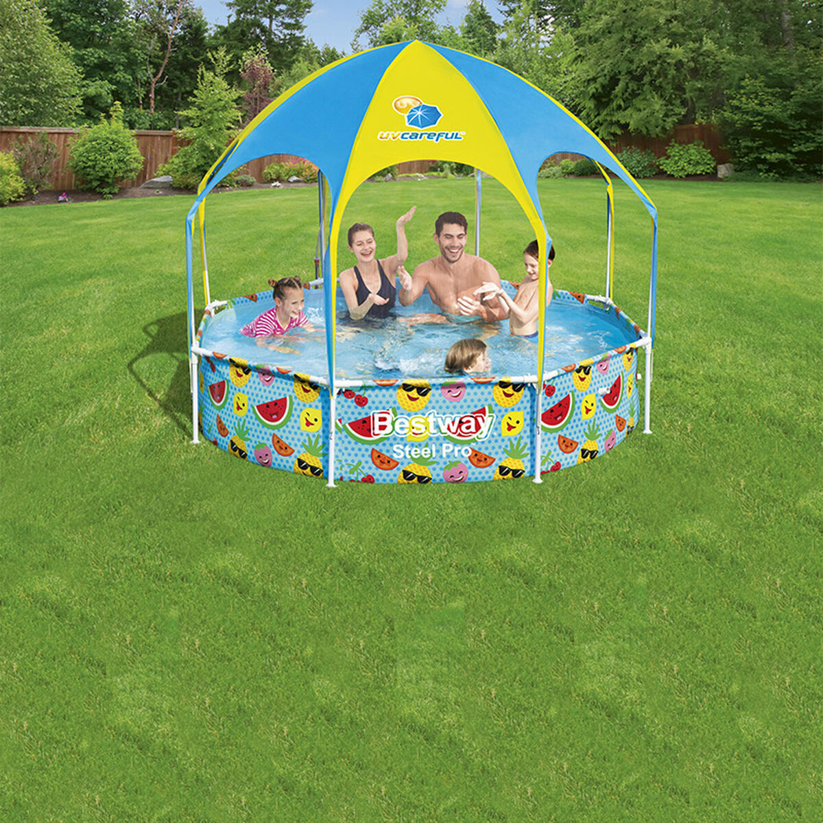 Piscine Démontable Bestway 244 x 51 cm 244 x 244 x 51 cm