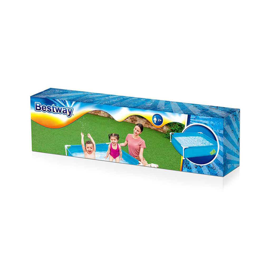 Bestway Piscine Rigide Enfant 122x122x30,5 cm +2 Ans Jardin 56217