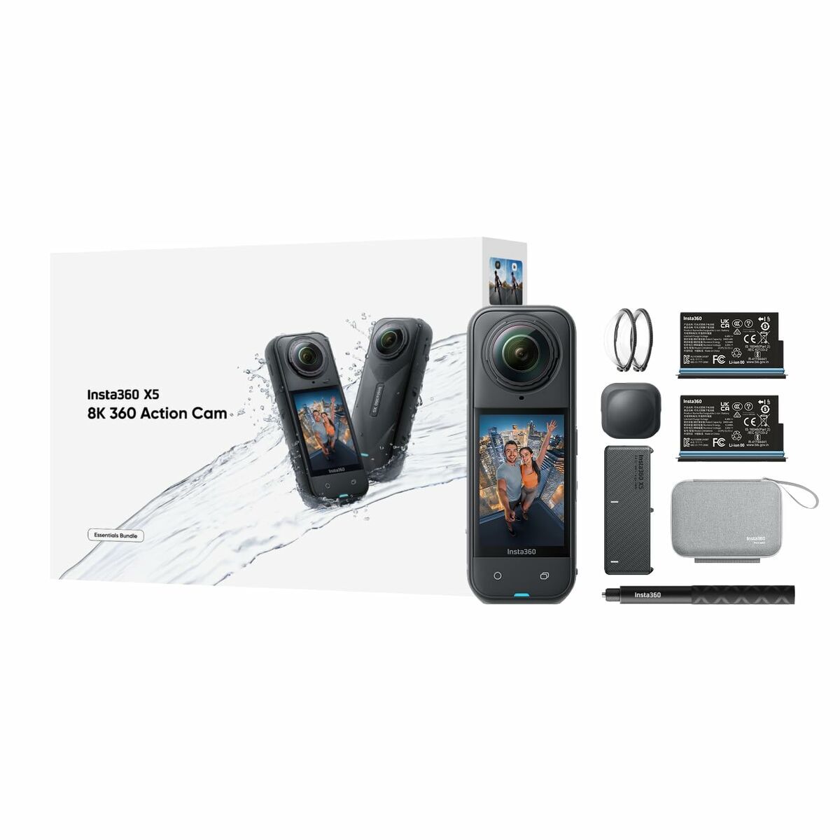 Caméra de sport Insta360 CINSAAHA(X504) Noir