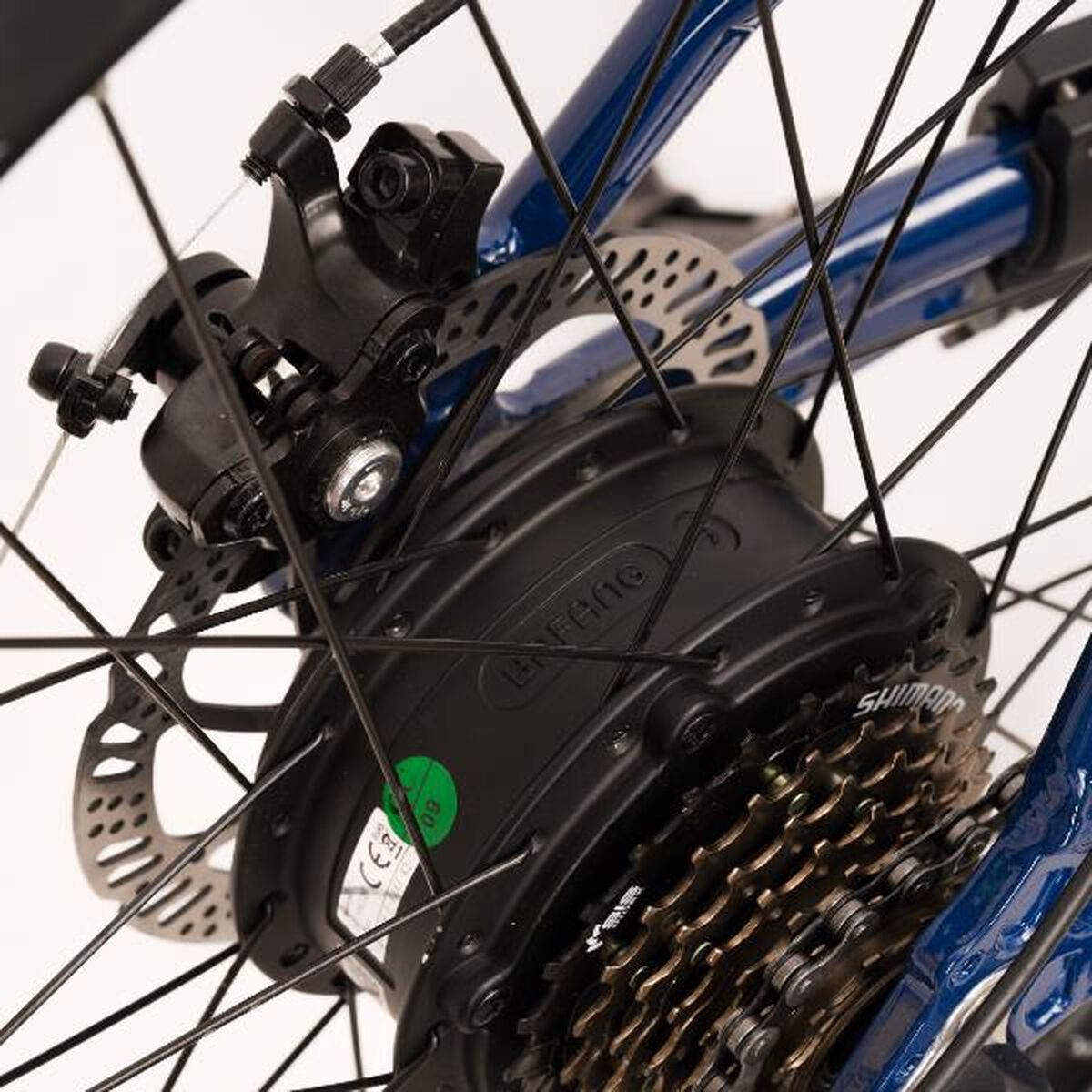 Vélo Électrique Nilox X6 PLUS 250 W 12800 mAh 27,5" Noir/Bleu