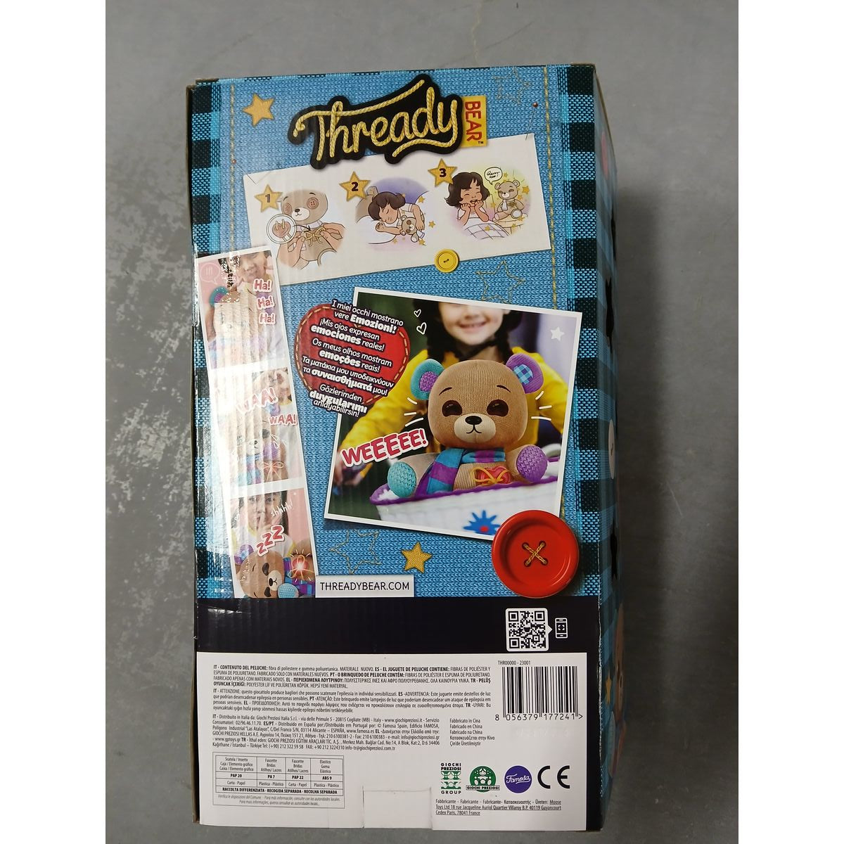 Jouet Peluche Famosa Thready Ours 32 cm